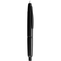Moonman A1 Fountain Pen Metal Press Iink Pen Striped Pattern EF 0.4MM Nibs Writing Gift Pens for Students Office Supplies matinė juoda spalva