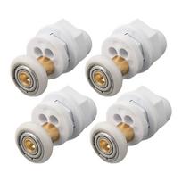4pcs19mm/23mm/25mm/27mm/29mm Door Roller Shower Rooms Cabins Pulley / Shower Room Roller /Runners/Wheels/Pulleys Diameter 19mm