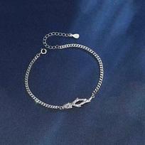 Blue Eucalyptus and Bird Couple Bracelet A Pair of Male Couple's High-end Temperament Simple Gifts