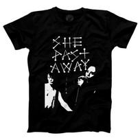 CAMISETA SHE PAST AWAY Marškinėliai, Muzikos Grupė Roko Punk Goth Metal Unisex Te S