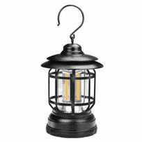 LED kempingo žibinto pakabinami sodo šviestuvai lauko pritemdomi pasakų žibintai, atsparūs vandeniui retro bronzos spalvos juoda