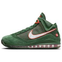 Florida A&M University x Nike LeBron 7 Retro Rattlers - Gorge Green Men Sneakers White Team-Orange Black DX8554-300 41