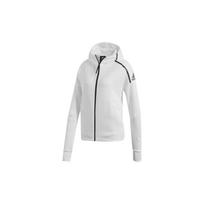 Adidas Alphabet Logo Print Sports Windbreaker Jacket Men Outerwear White DN8508 XS