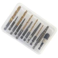 Screw Extractor and Twist Drill Bit Set Easy Out Screw Extractor for Remove Damaged Screws Reverse Drill Bit Extractor 1