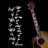 Electric Acoustic Guitar Stickers Inlay Decal Ultra Thin Fretboard Sticker for Guitar Accessories sidabras
