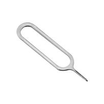 1/10PCS Phone Accessories Sim Card Tray Ejector Metal Needle Opener Ejector for iPhone Android 1PC white