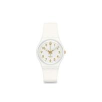 SWATCH Moteriškas 34 mm baltas laikrodis GW164 GW164 White