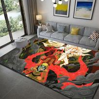 Naruto Vibrant Carpet Rug for Living Room Bedroom Home Sofa Decoration,Kids play Non-slip Floor Mat 40x60cm( 15x23in )