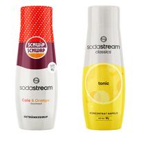 Set of 2 concentrates Sodastream Shwip Shwap Cola Orange + Tonic Tonic