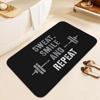 Gym Carpet for Bedroom Floor Mats Front Door Soft Custom Living Room Funny Doormat Bathroom Hallway Sleeping Room Rug Aesthetic 40x60cm