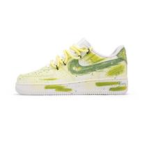 Nike Air Force 1 The Wizard Of Oz Cushioning Slip Resistant Low top Skateboard Shoes Unisex White Green CW2288-111(Team1697-) 41