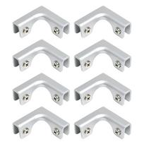 8pcs Aluminum Tile Connectors Corner Tile Connectors Corner Tile Fastener set for Quick & Efficient Tile Assembly