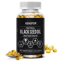 Juodgrūdžių aliejus 500 mg Maisto papildas, 120 minkštų kapsulių buteliuke 120 Capsules black