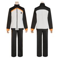 HOLOUN Zero Anime Natsuki Subaru Cosplay Costume Embroidery Full Zip Tracksuit Elastic Pants XS（old）