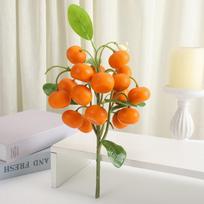 Plastic Simulated Fruit Foam Fruit Props Creative Fake Strawberry  Studio Photography Orange