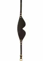Taboom TABOOM Blindfold Vegan PU Leather Adjustable Eye Mask Black