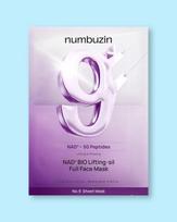 Numbuzin No.9 Nad Bio Lifting-Sil Full Face Mask liftinguojanti veido kaukė Numbuzin No.9 Nad Bio Lifting-Sil Full Face Mask liftinguojanti veido kaukė
