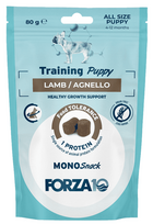 FORZA10 Jēra Monosnack Training Puppy - Suņiem paredzēti gardumi, 80 g