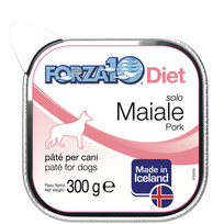 FORZA10 Solo Diet Suņiem Cūkas mājās gatavota pastēte, 300 g
