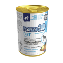 FORZA10 Diet Mitrā barība ar Zirgu Gaļu un Kartupeļiem, 400 g