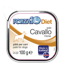 FORZA10 Solo Diet Pastēte Suņiem uz Zirga Bāzes, 100 g
