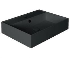 Praustuvas Simas Agile 61x46 cm, juoda matinė, AG61 NERO MATT
