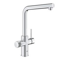 GROHE 30600000 - Virtuvinis maišytuvas BLUE PURE su L formos snapu, blizgus chromas