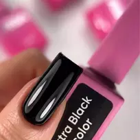 Extra Black Color - Gelinis nagų lakas