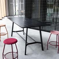 Konferencinis stalas MINIMUS HIGH, 240 cm x 110 cm, konfigūrojamas
