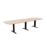 Konferencinis stalas ERGOSTOCK ELEGANCE, 320 cm x 100 cm, konfigūrojamas