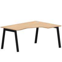 Kampinis biuro stalas MODERN A, 160 x 120 cm, konfigūruojamas