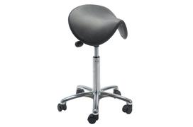 Kėdė balnas DALTON ALU PU Easy Seat, reguliuojamas aukštis 580-770 mm