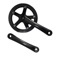 Priekinis žvaigždžių blokas 39T, 1 pav. su apsauga 175mm (aliuminis/juodas)