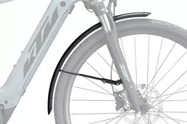 Priekinis purvasaugis KTM LFC Cross E-bike 28" (plastikinis, juodas)