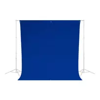 Westcott - Wrinkle Resistant Background 2.7 x 3m Chroma Key Blue