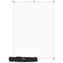 Fono įranga - Westcott X Drop Rauginimo atsparus fono 150x210cm High Key baltas