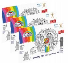 Piešimo albumų rinkinys FIORELLO, A4, 20 lapų, 80gsm, 3 vnt.