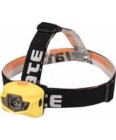 Prožektorius ant galvos Yate Panter 3W Cree + 2 LED, geltonas