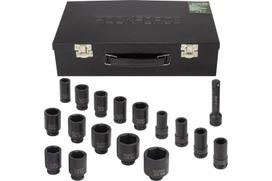 Smūginių galvučių komplektas Rockforce 6163-5MPB, 17 - 50 mm, 3/4"