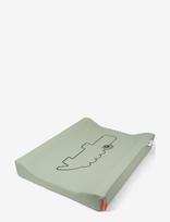 Done By Deer - Changing Pad Easy Wipe Croco Green - Vystymo paklotas - Žalia