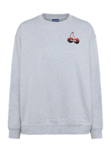 HUGO BLUE - Classic Crew_B_4 - Megztinis - Pilka