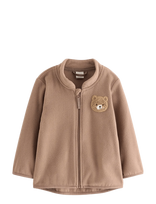 Lindex - Jacket In Microfleece - Flisinė striukė - Ruda