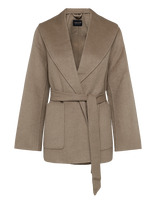 Lexington Clothing - Belted Wool Blend Jacket - Vilnonė striukė - Ruda