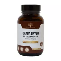 Sveikadienis chaga grybas kapsulėse – miško jėga, 60 kapsulių