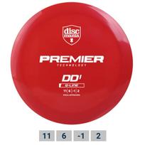 Diskgolfo diskas DISCMANIA Distance Driver Q-LINE PREMIER DD1 Red