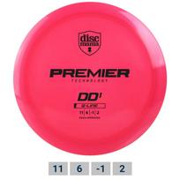 Diskgolfo diskas DISCMANIA Distance Driver Q-LINE PREMIER DD1 Salmon Pink