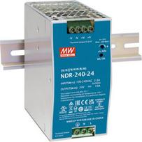 DIN rail switching power supply, 24VDC, 10A, 240W NDR-240-24 | 4711287422282