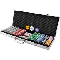 Pokerio žetonų rinkinys su lagaminu