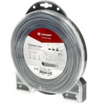 Kramp Titanium Power® žoliapjovės valas Ø 2,5 mm, 59 m, kvadratinis, pilkas