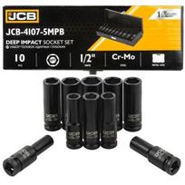 Smūginių galvučių komplektas JCB 4107-5MPB, 1/2"